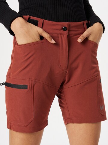 Whistler Regular Workout Pants 'LONA' in Brown