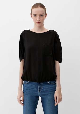 s.Oliver - Blusa em preto: frente