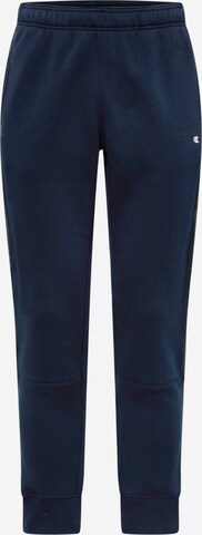 Champion Authentic Athletic Apparel Tapered Trousers in Blue: front