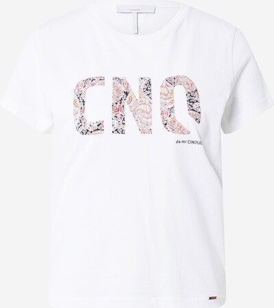 CINQUE Camiseta 'PAY' en mezcla de colores / blanco, Vista del producto