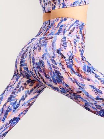 Hey Honey Skinny Workout Pants in Blue