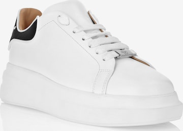 Philipp Plein Sneakers laag in Wit: voorkant