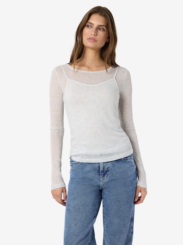 Noisy may Shirt 'NMNusa' in Grijs