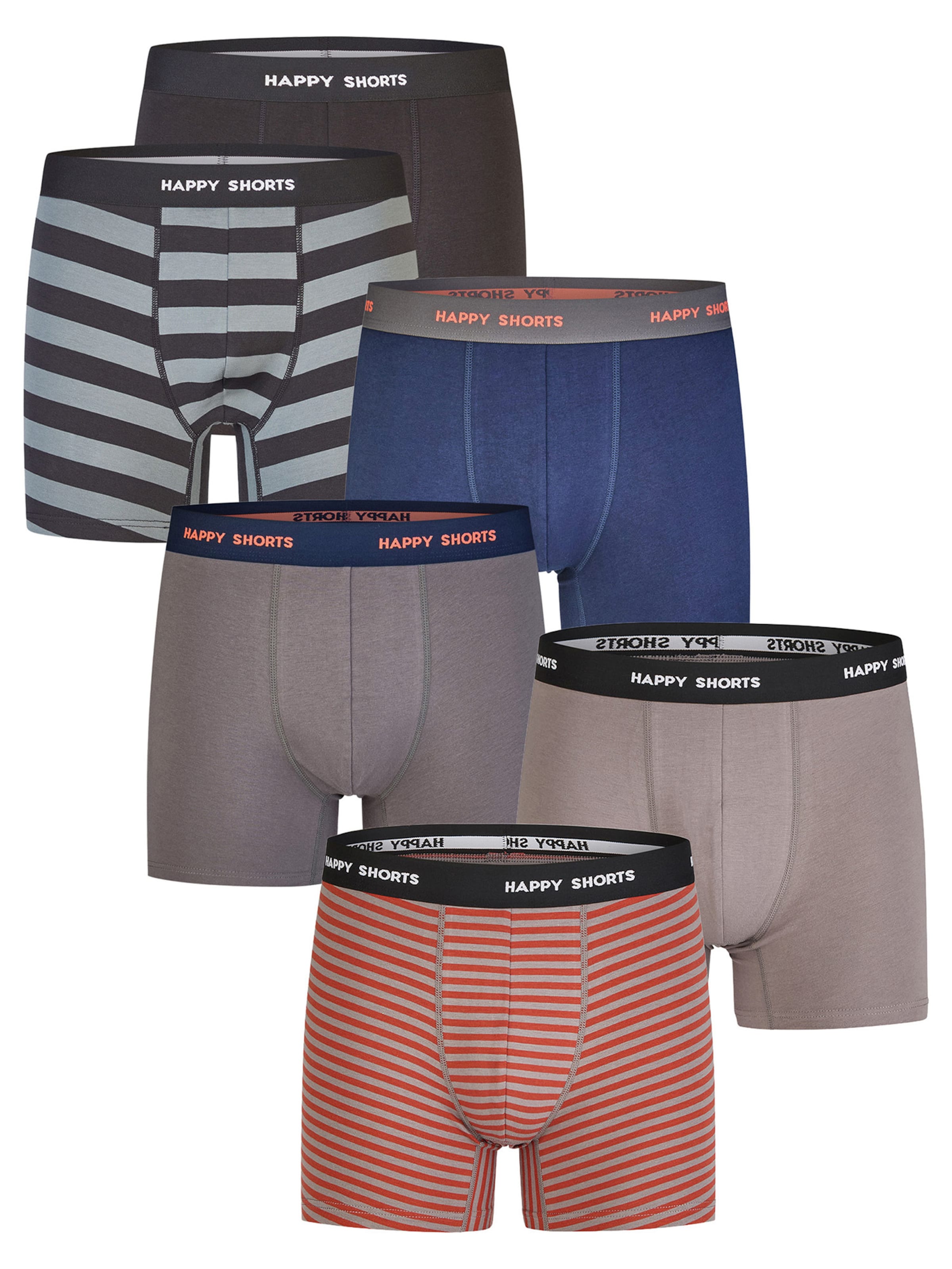 Happy Shorts Retro Pants ' Dark Jersey Sets ' in Mischfarben: Vorderseite