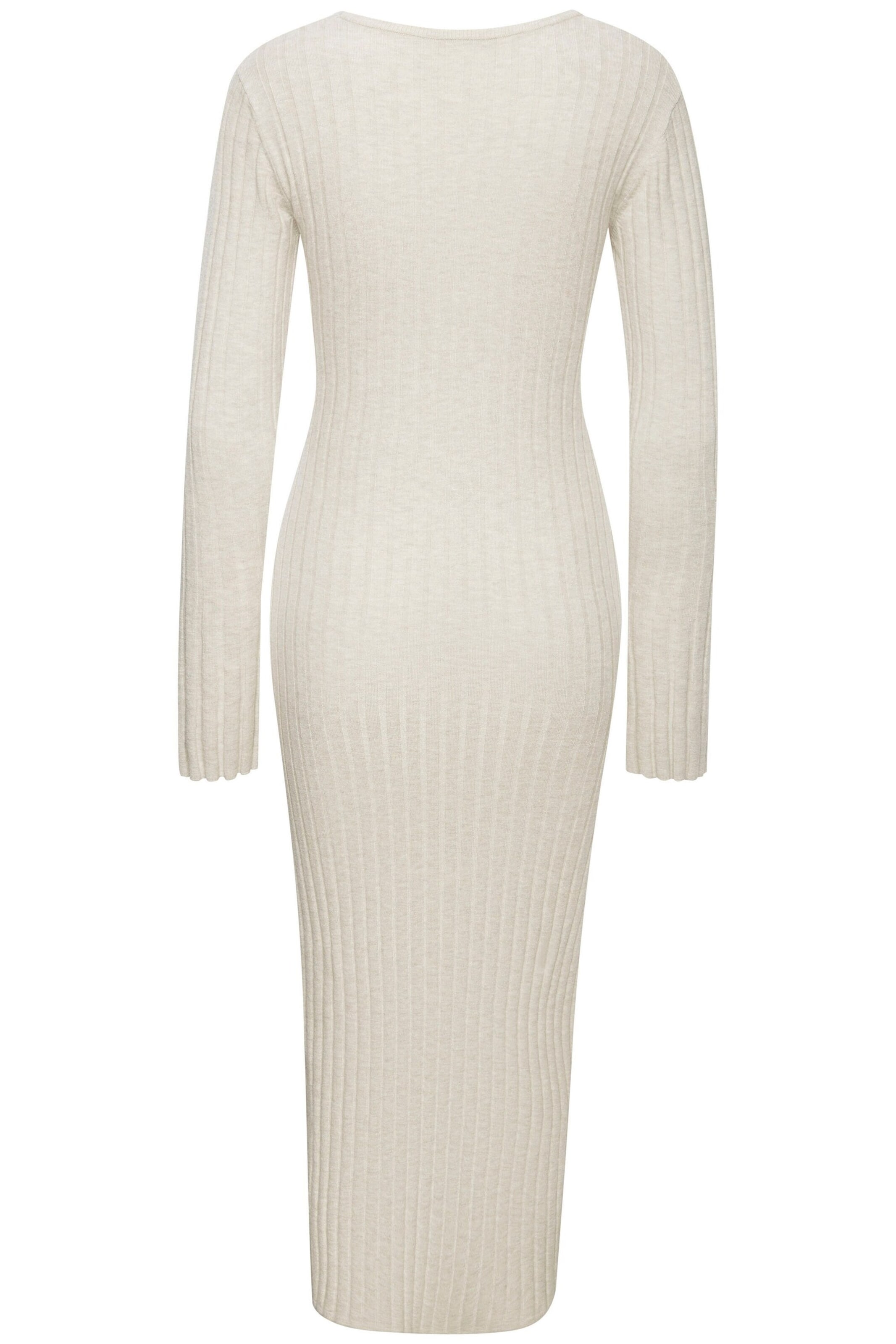 FRENCH CONNECTION Strikkjole i beige