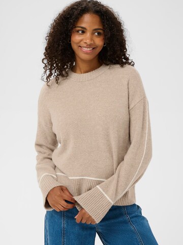 Kaffe Pulover 'KAJinie' | siva barva: sprednja stran