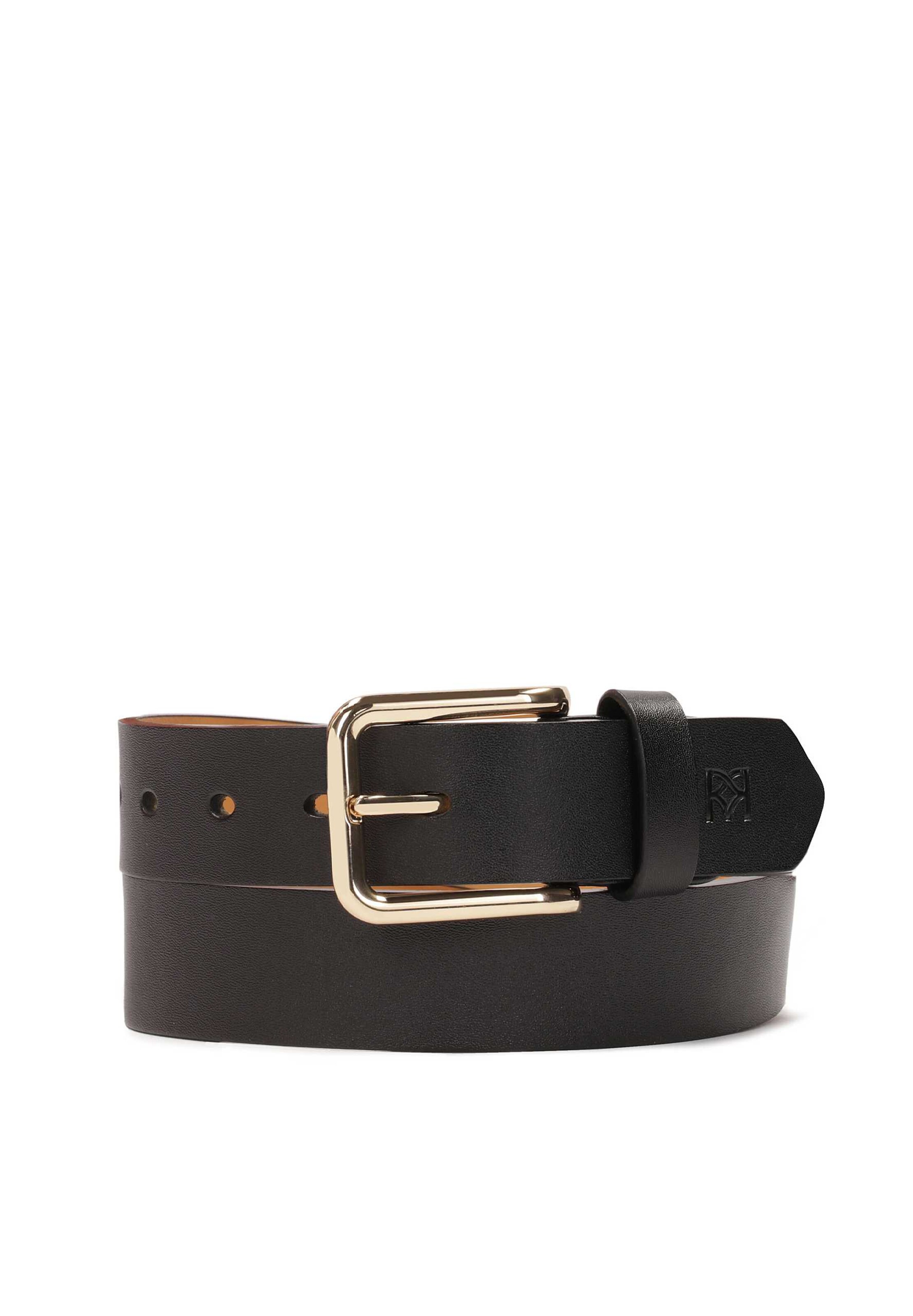 Kazar Belt in Black: front
