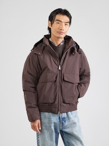 Veste d’hiver NORSE PROJECTS en marron : devant