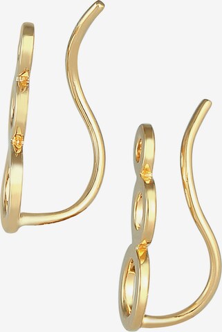 ELLI Ohrringe 'Ear Climber' in Gold