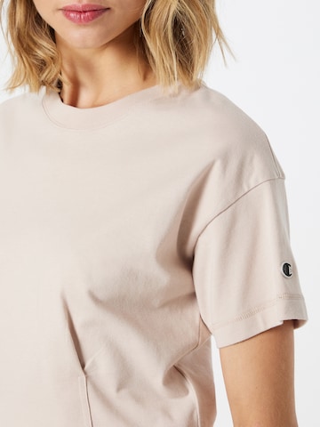 Champion Reverse Weave T-Shirt in Braun