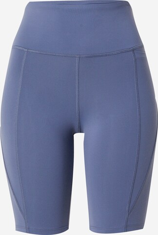 Reebok Slimfit Sportbroek in Blauw: voorkant