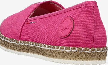 Espadrile de la Rieker pe roz