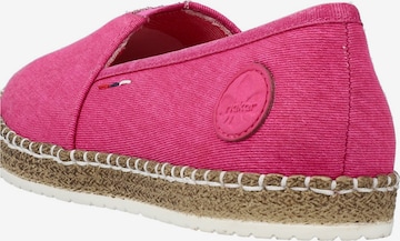 Rieker Espadrilles - rózsaszín