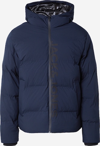 JACK & JONES Winter jacket 'JJKAITO' in Blue: front