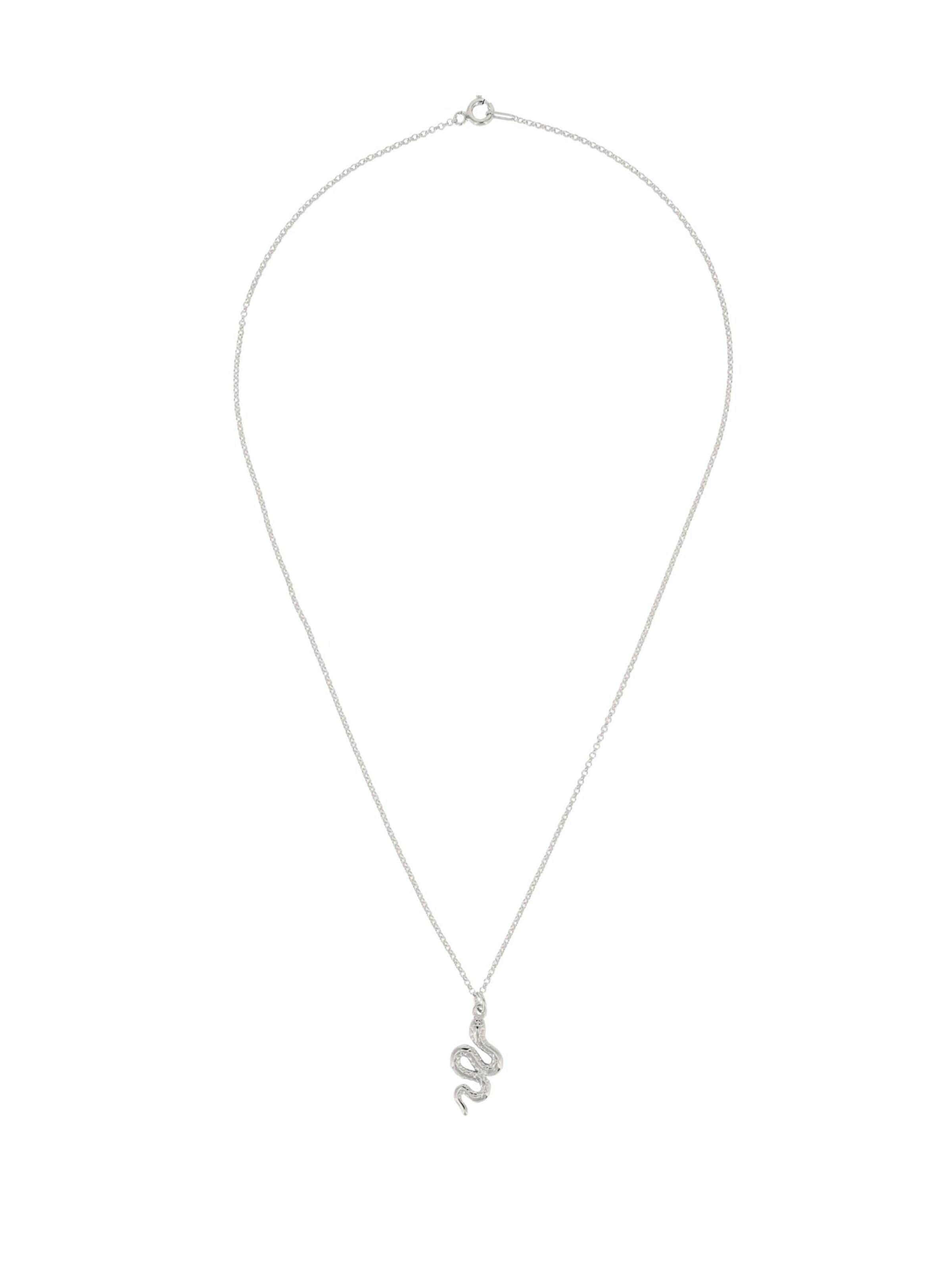 Chaîne 'Schlange Sterling Silber' Fräulein Wunder en argent : devant