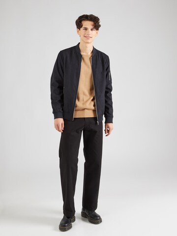 TOMMY HILFIGER Sweater 'Essential' in Brown
