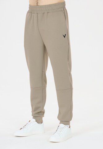 Virtus Tapered Sports trousers 'Taro' in Green: front