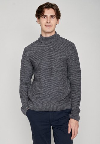GREENBOMB Pullover in Grau: Vorderseite