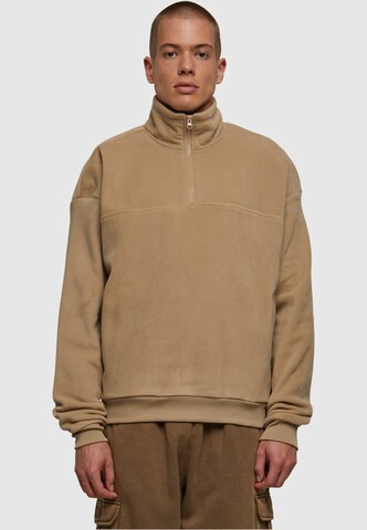 Urban Classics Fleece jas in Beige: voorkant