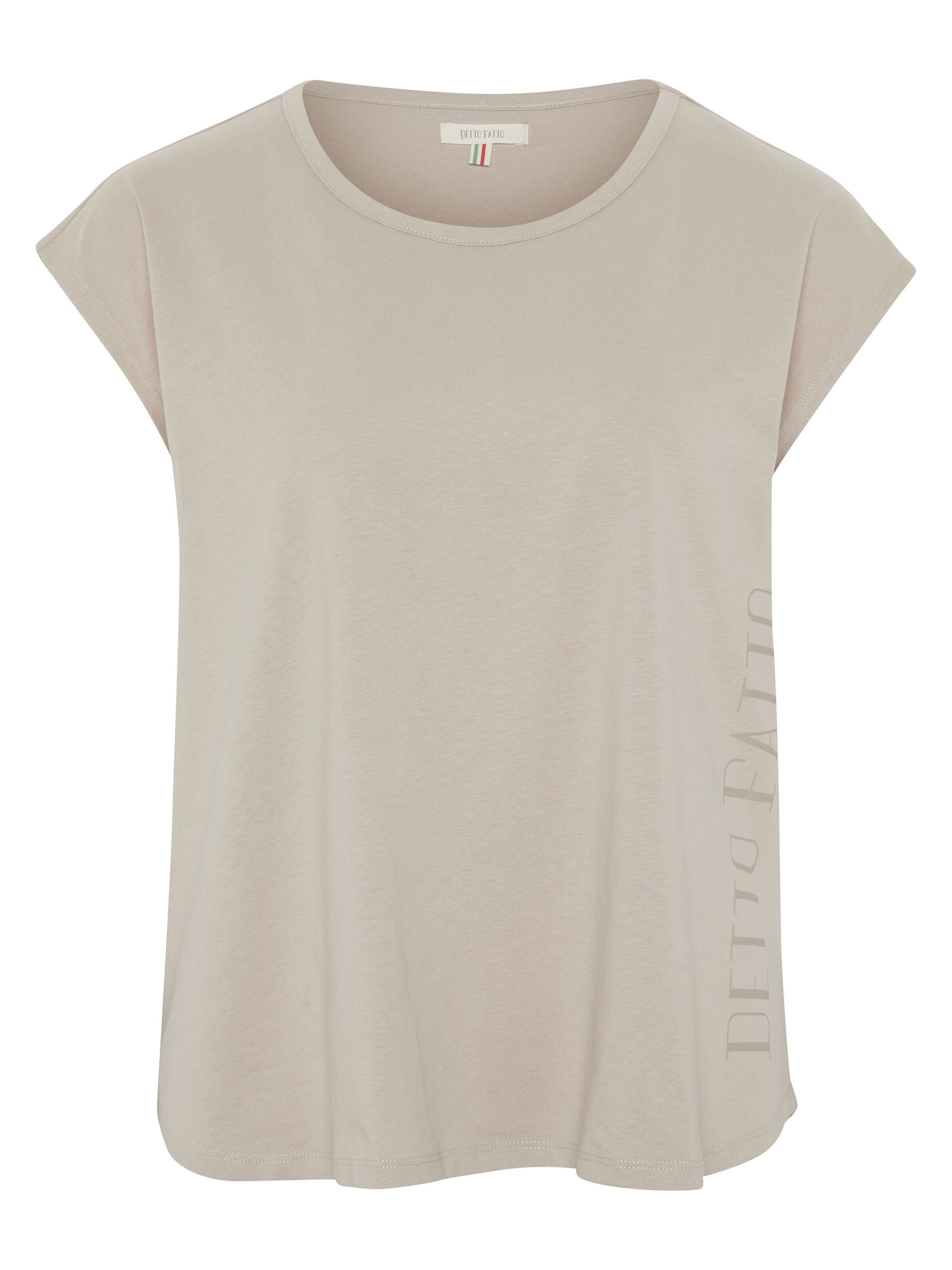 Detto Fatto Shirt 'Yoga by Caro Cult' in Grey: front