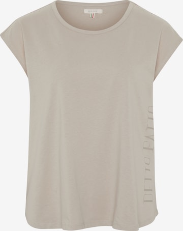 Detto Fatto Shirt 'Yoga by Caro Cult' in Grey: front
