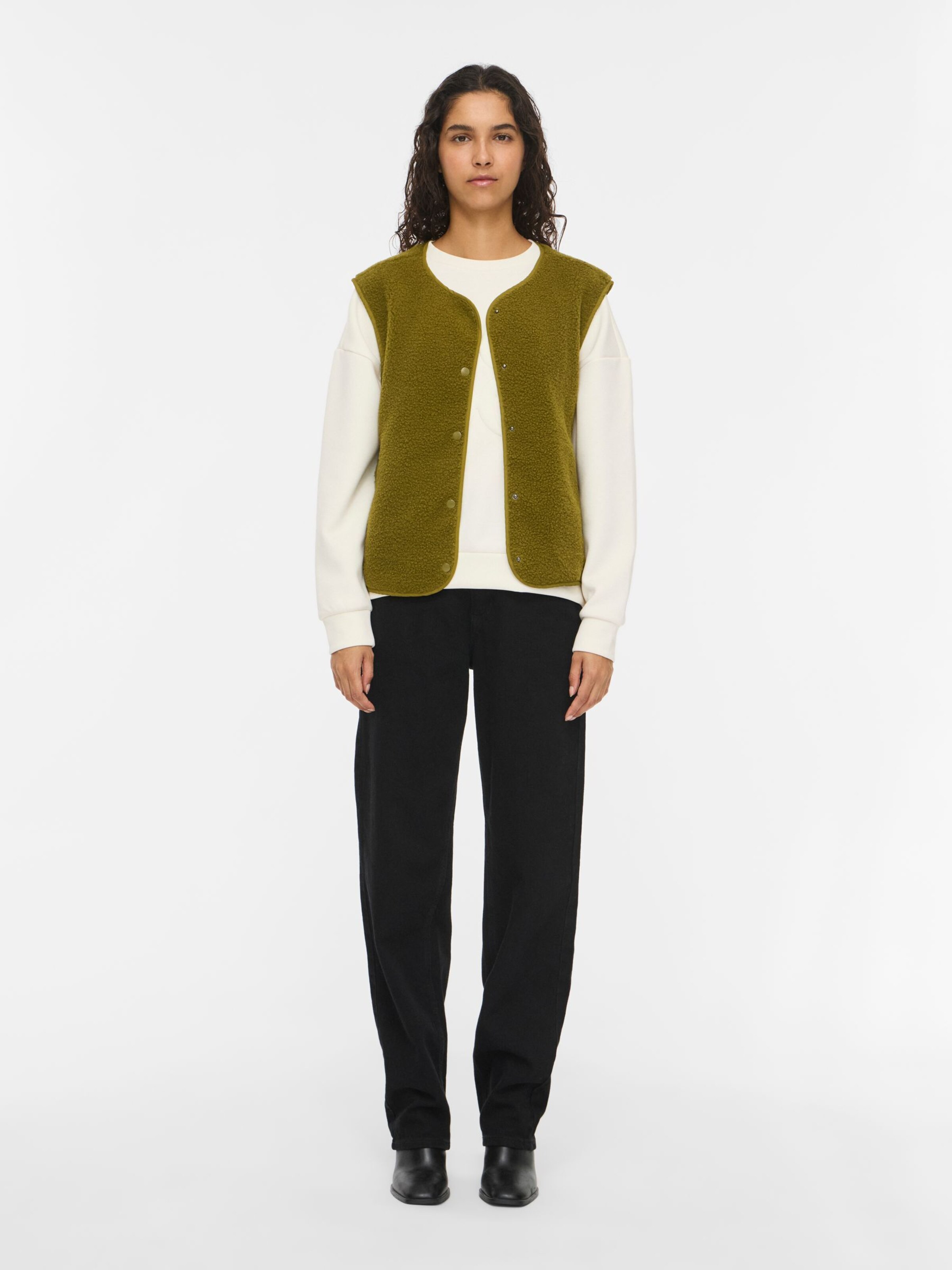 VILA Vest 'MARLON' in Green