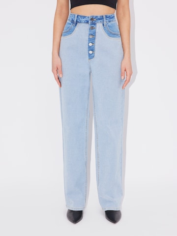 Wide leg Jeans 'Paola' di LeGer by Lena Gercke in blu: frontale