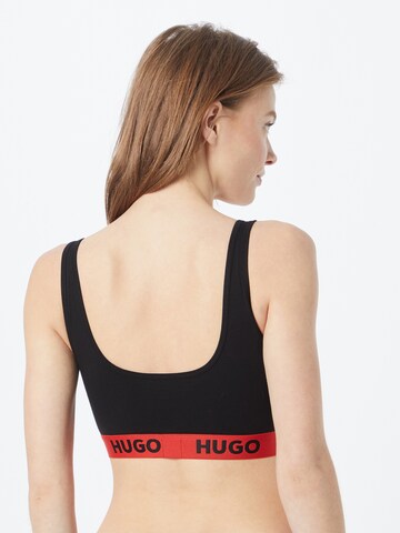 Bustino Reggiseno di HUGO Red in nero