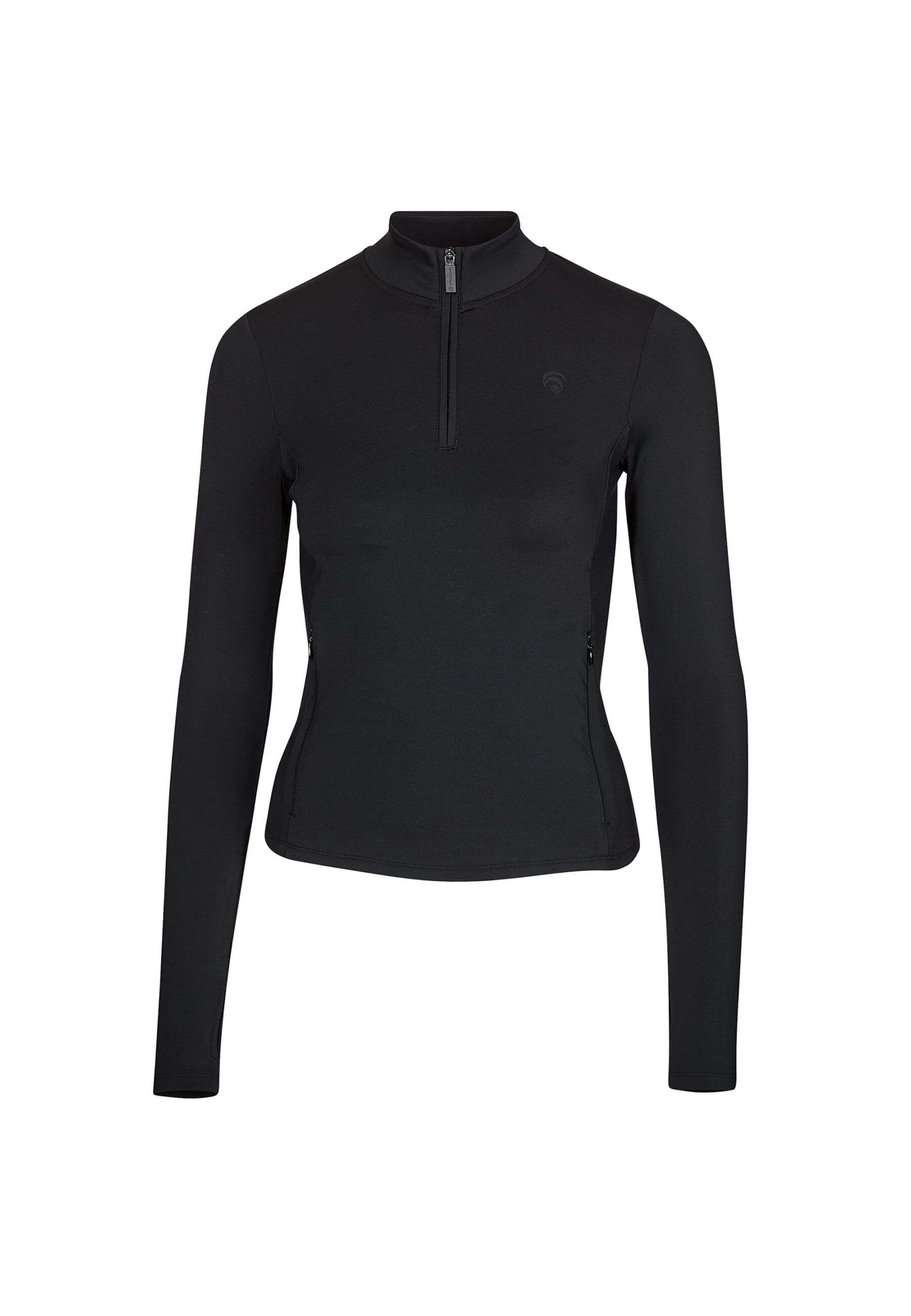 OCEANSAPART Performance Shirt 'Florence' in Black: front