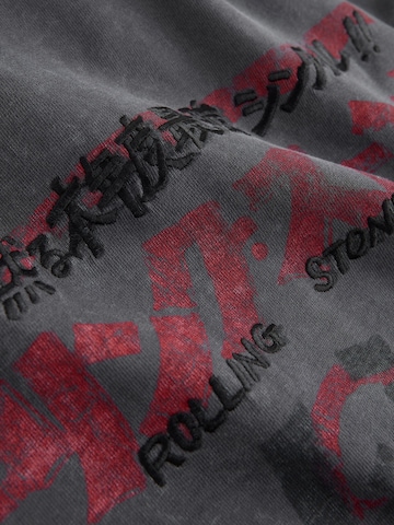 Coupe regular Chemise 'The Rolling Stones' Next en gris