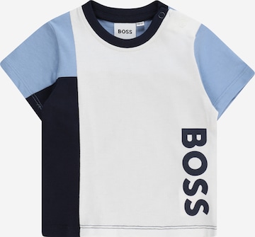 BOSS Kidswear Тениска в бяло: отпред