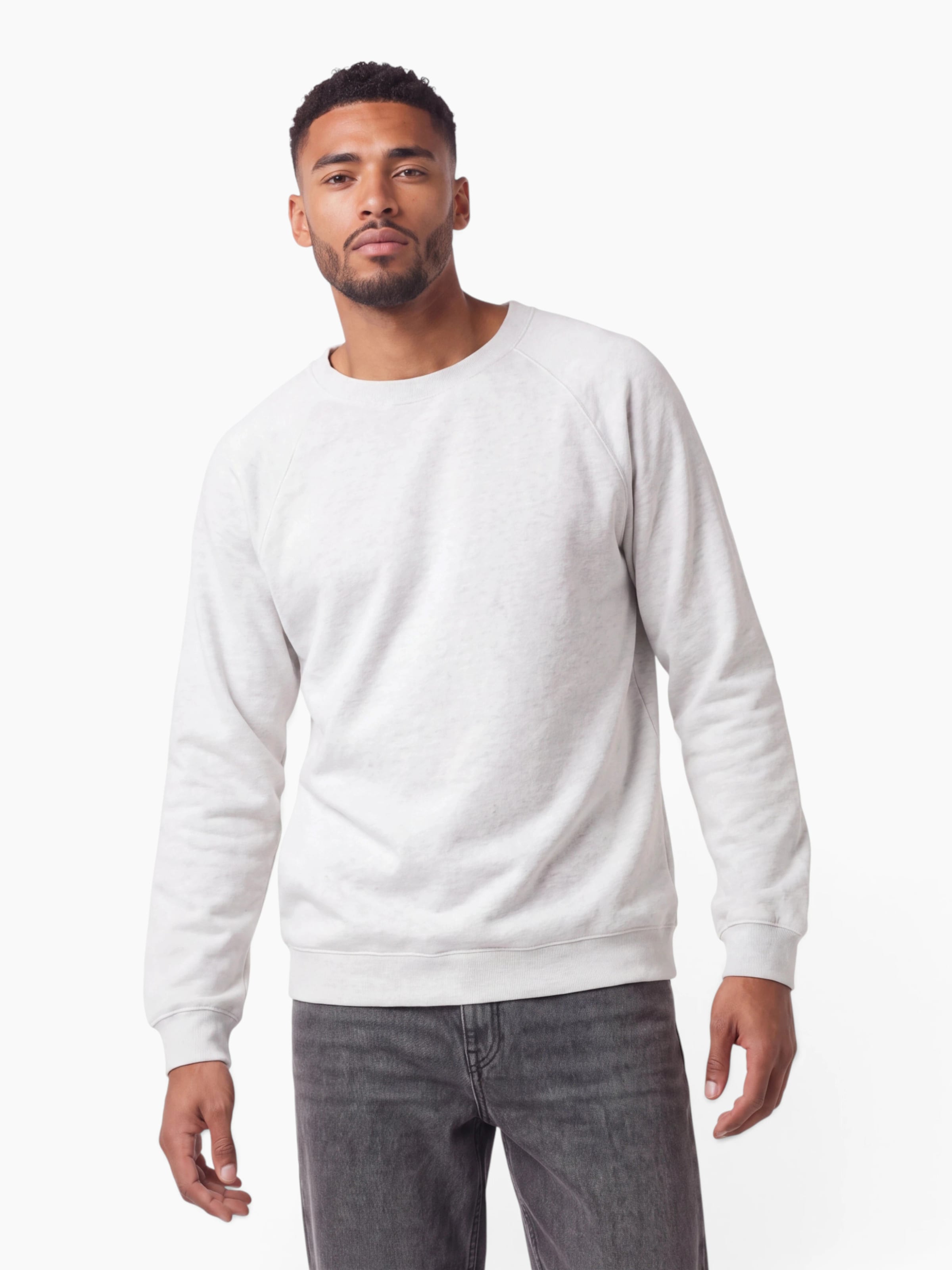AMERICAN VINTAGE Sweatshirt 'MATU03A' in Grey: front