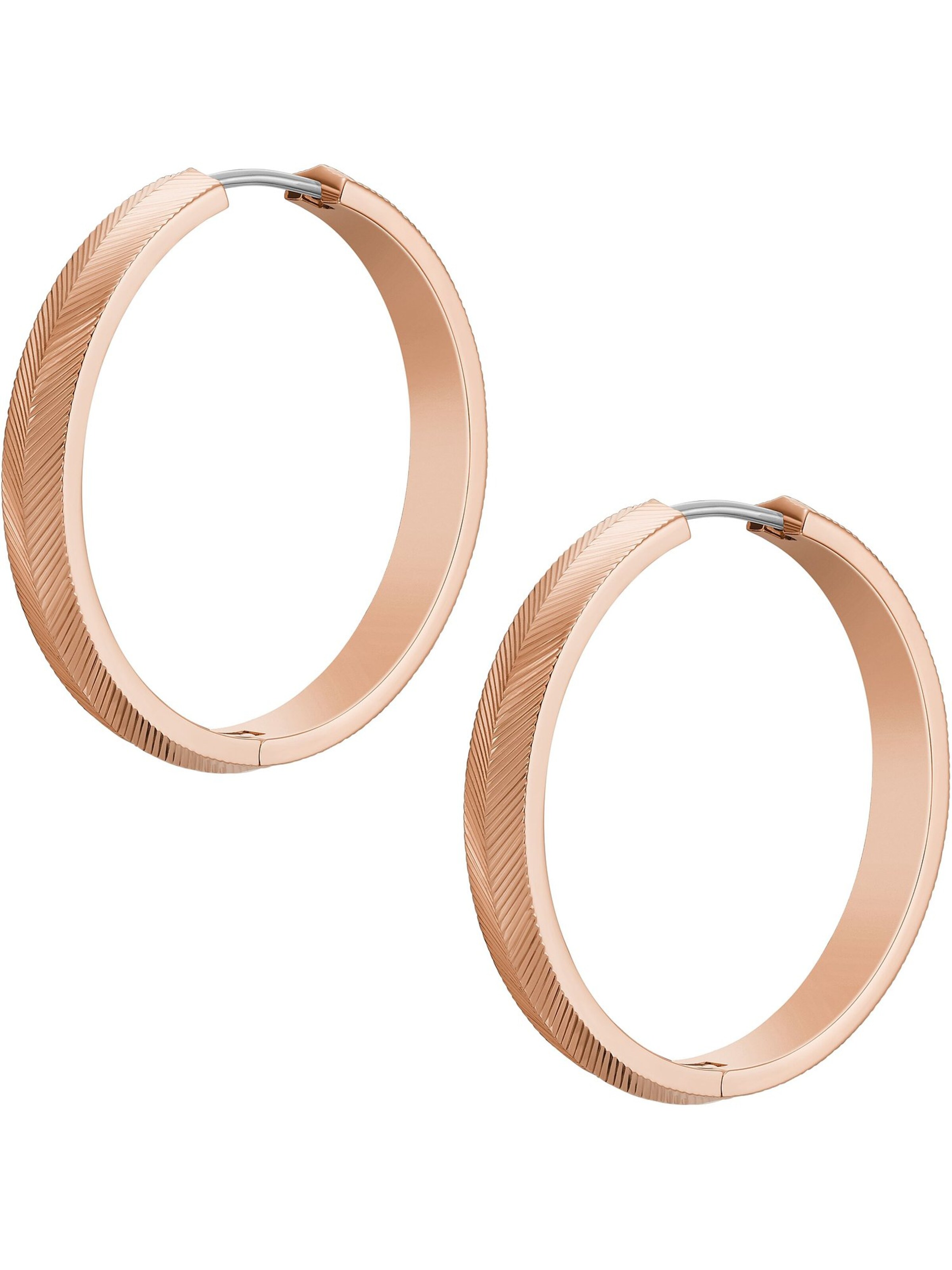 FOSSIL Ohrringe in Gold: Vorderseite