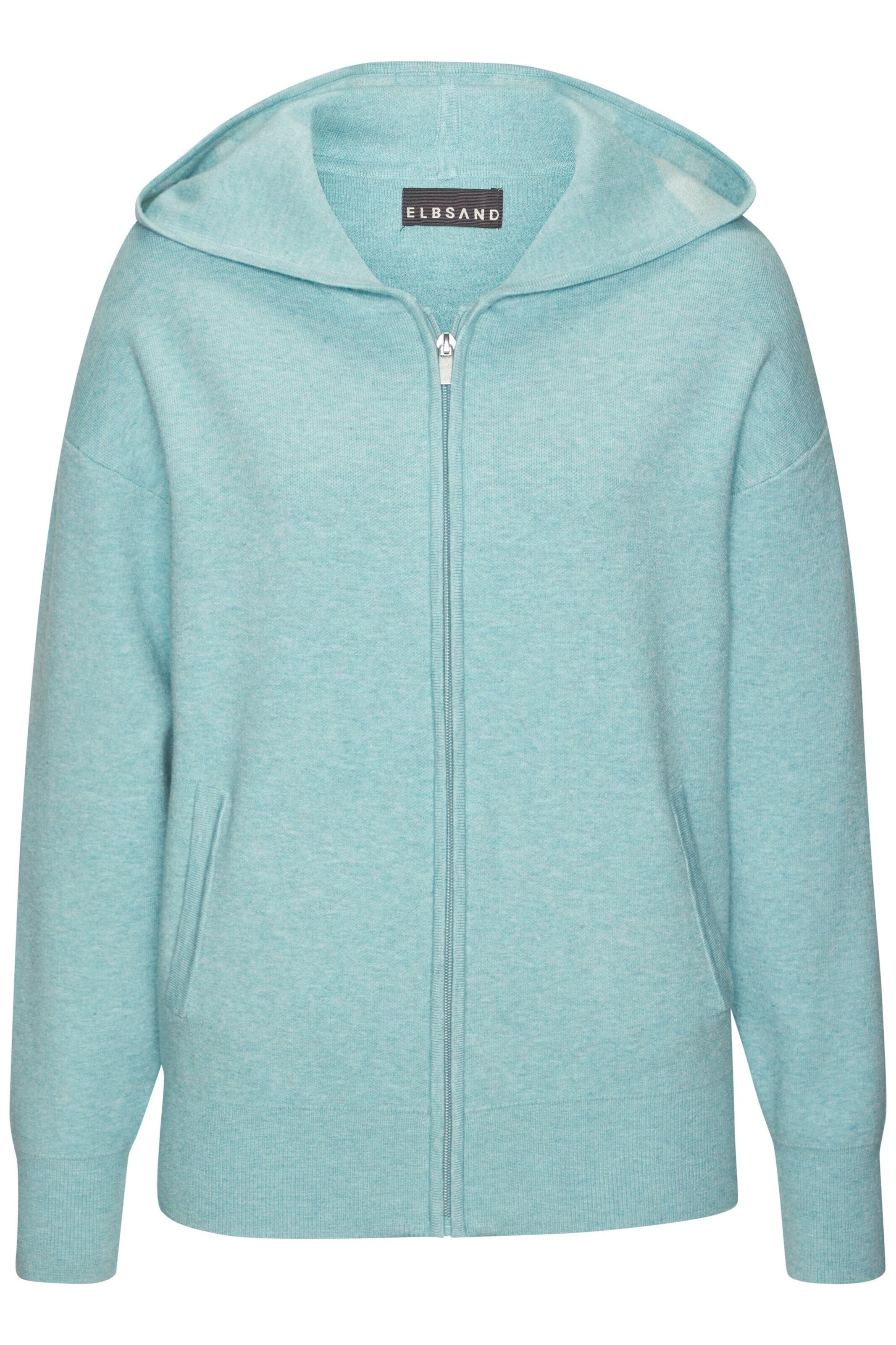 Elbsand Knit Cardigan in Blue: front