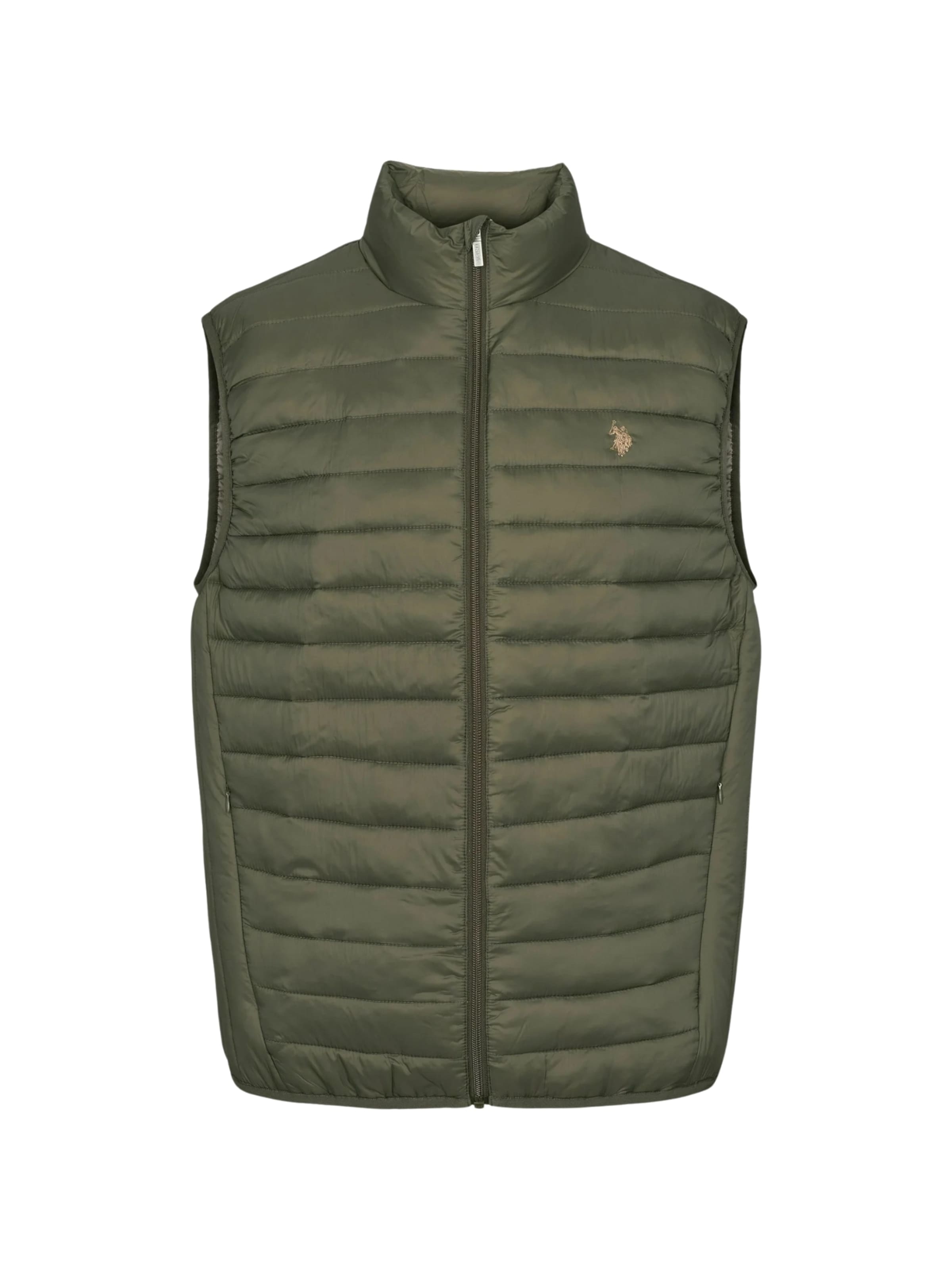 U.S. POLO ASSN. Vest ' Maks ' in Grün: Vorderseite