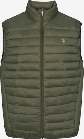 U.S. POLO ASSN. Vest ' Maks ' in Green: front
