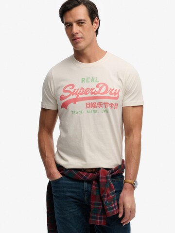 Maglietta di Superdry & Co in bianco: frontale
