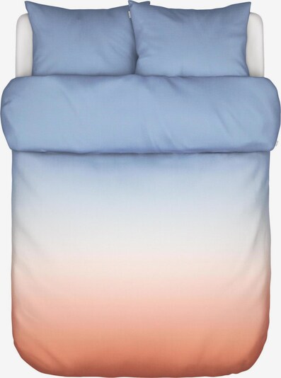 Marc O'Polo Bettbezug  'Jorn ' (GOTS) in blue denim / orangemeliert, Produktansicht