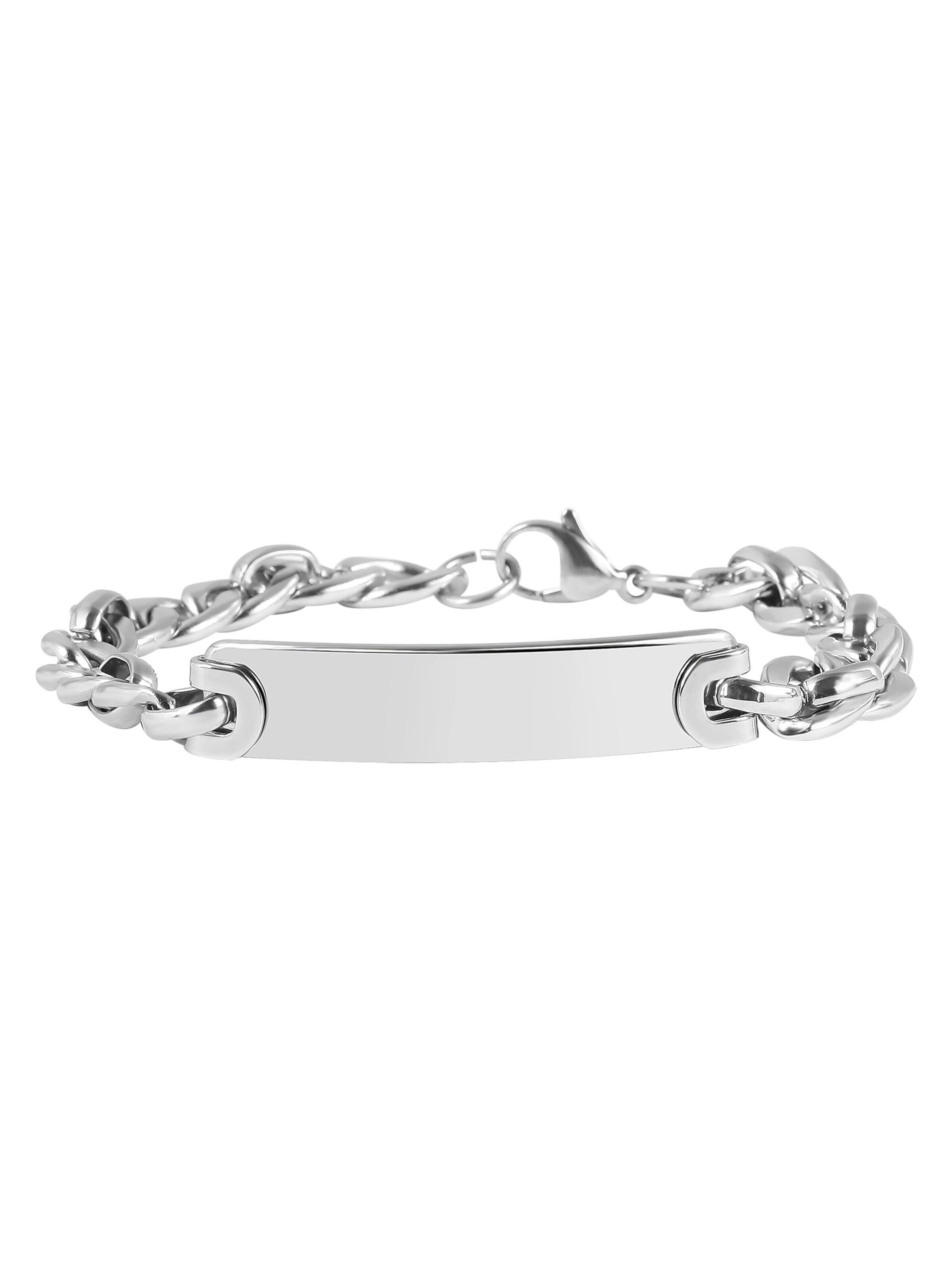 Akzent Armband 'Joris, silberfarbig, langlebig'‌‌‌‌ in Silber