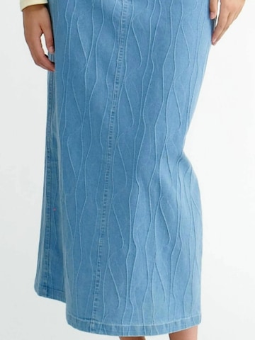 Jupe ' AlfieRS ' Résumé en bleu