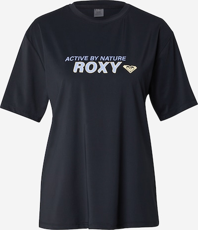 Sportiniai marškinėliai 'Boundless Spirit' iš ROXY, spalva – šviesiai mėlyna / pastelinė geltona / juoda, Prekių apžvalga