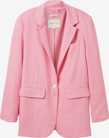 TOM TAILOR DENIM Blazer in Pink: predná strana