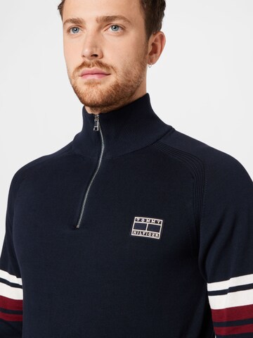 TOMMY HILFIGER Pullover in Blau