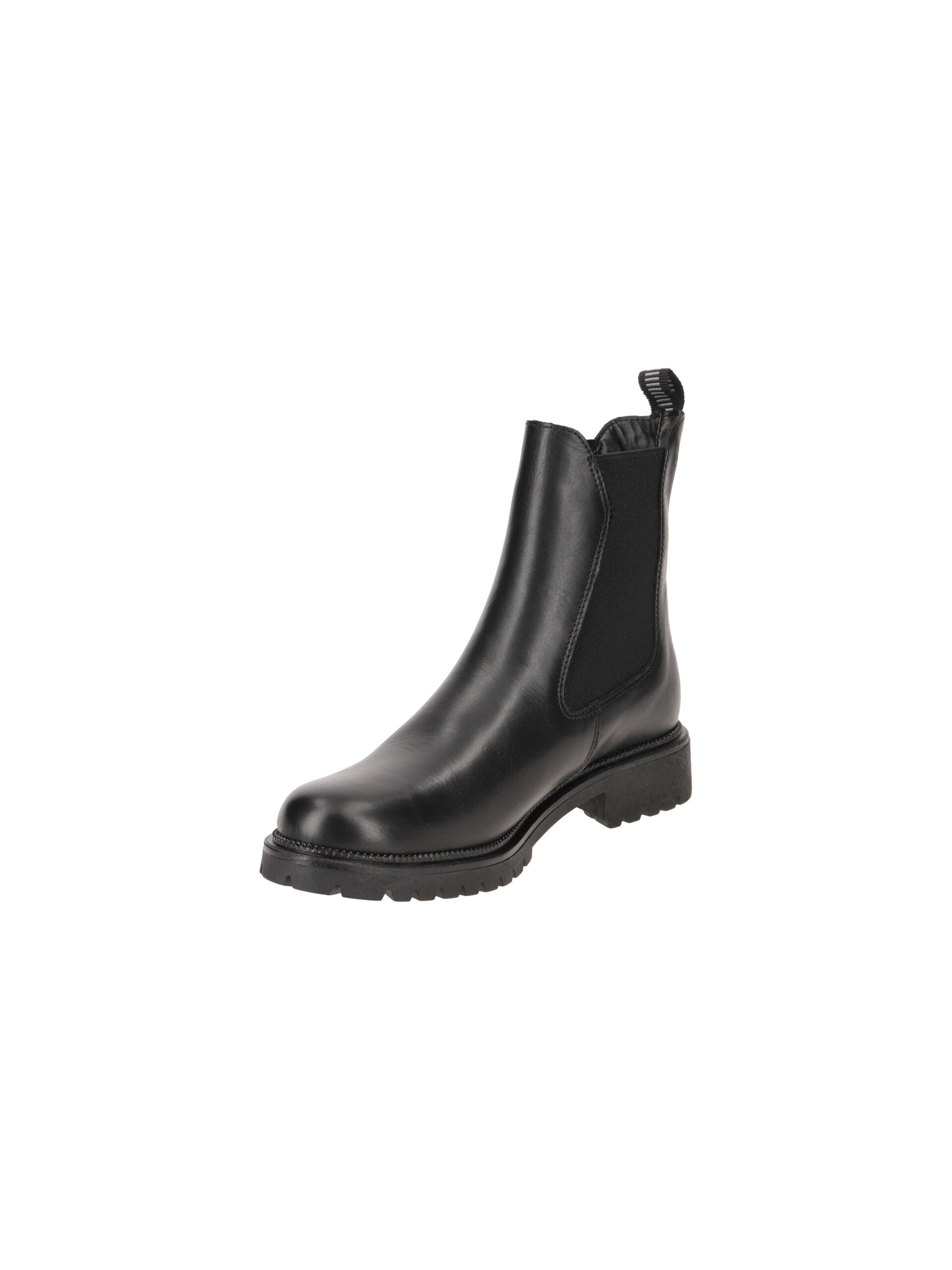 Tamaris Boots 'Tamaris Stiefelette Chelsea Boot schwarz 25427' in Black: front