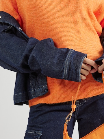 VERO MODA Sweater 'LEFILE' in Orange