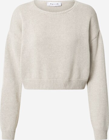 NU-IN Sweater in Grey: front