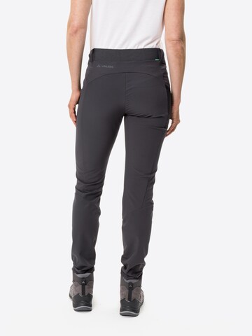 VAUDE Slim fit Outdoor Pants 'Elope' in Black