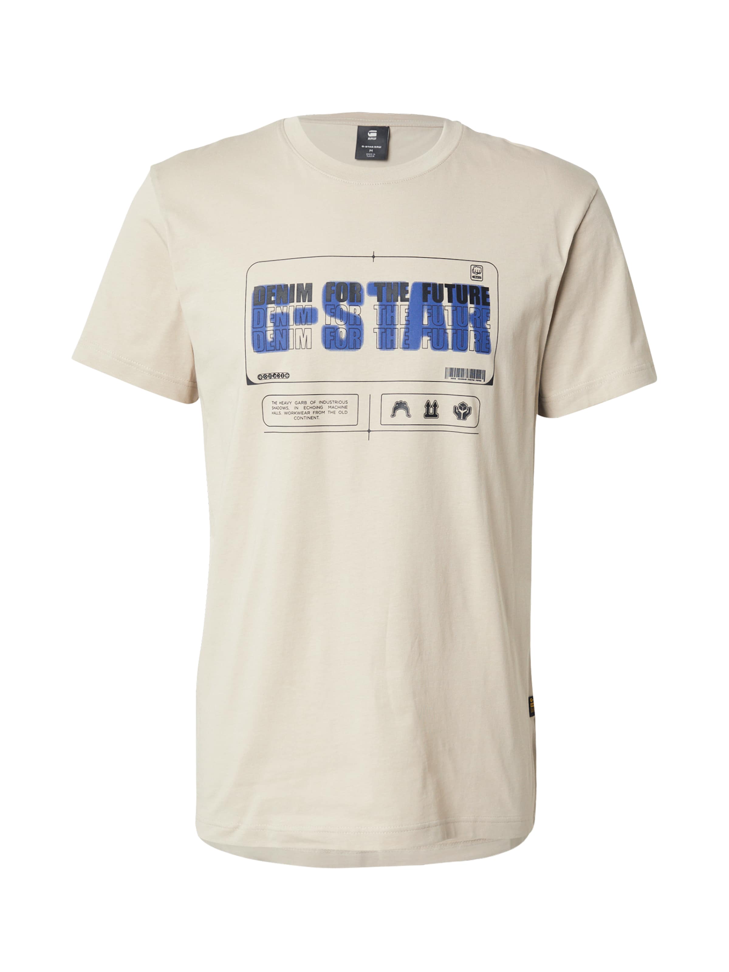 G-STAR Тениска 'Flyer' в бежово: отпред