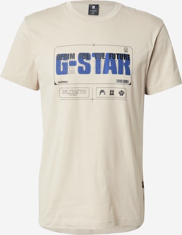 G-STAR Majica 'Flyer' | bež barva: sprednja stran