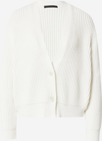 DRYKORN Knit Cardigan 'SONTJE' in White: front